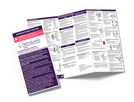 NEMLUVIO® (nemolizumab­ilto) Instructions for Use.